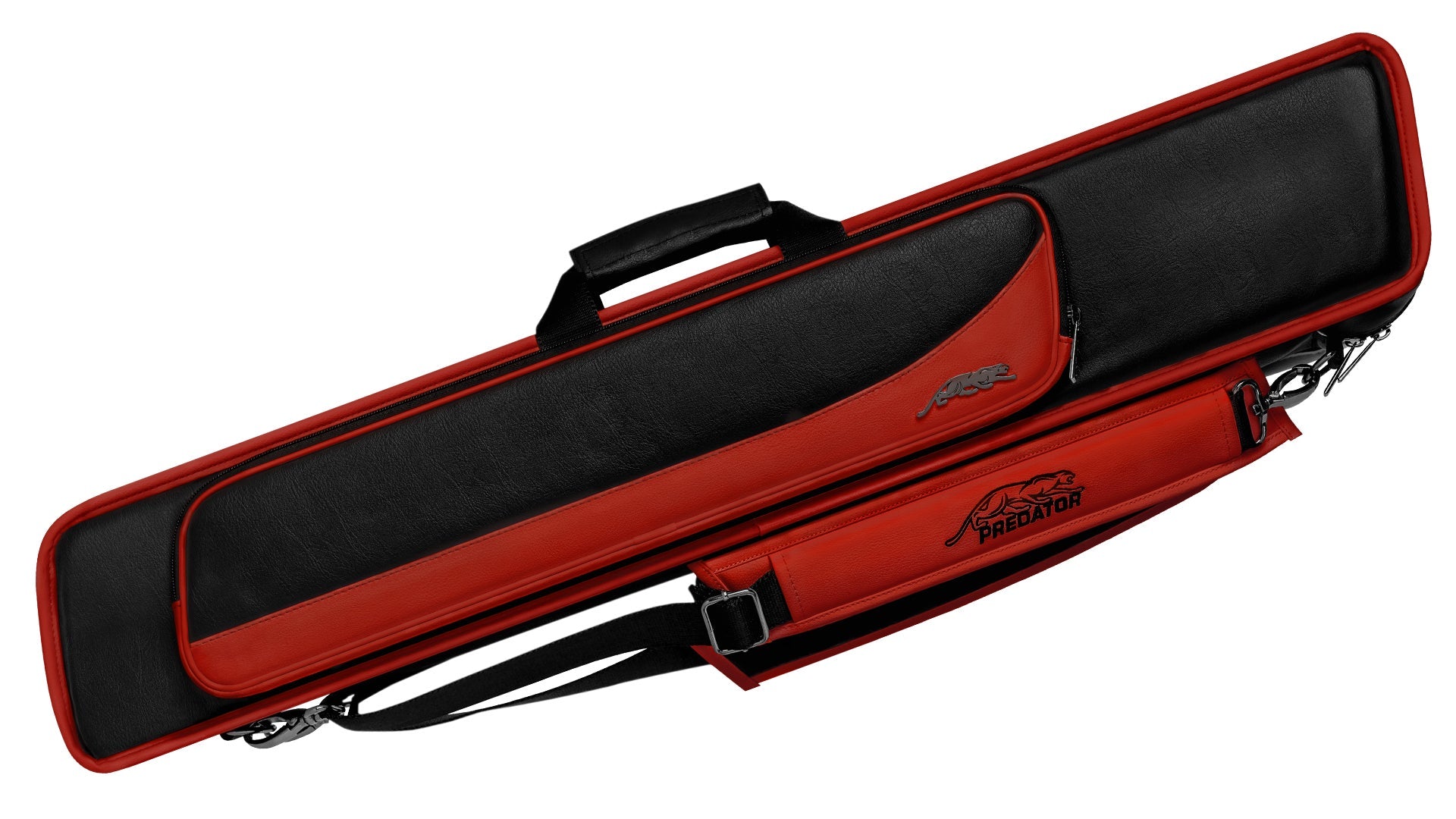 Predator Roadline Black/Red Pool Cue Case - 3 Butts x  6 Shafts