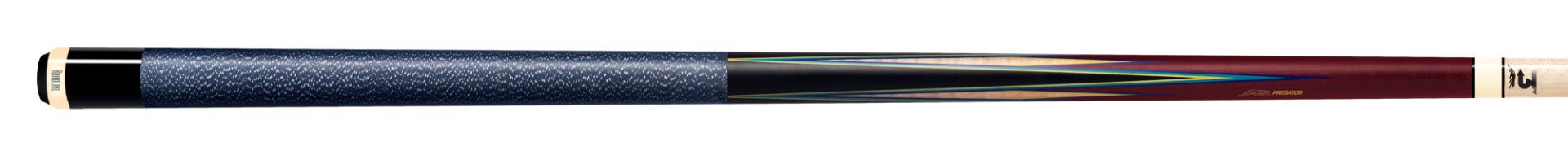 Predator 8 Point Sneaky Pete Purple Heart/Curly/Points Linen Wrap Pool Cue Butt  | Official USA Site