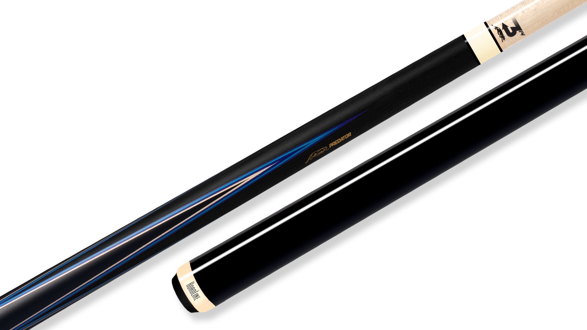 Predator 4 Point Sneaky Pete Black / Blue Points No Wrap Pool Cue   | Official USA Site
