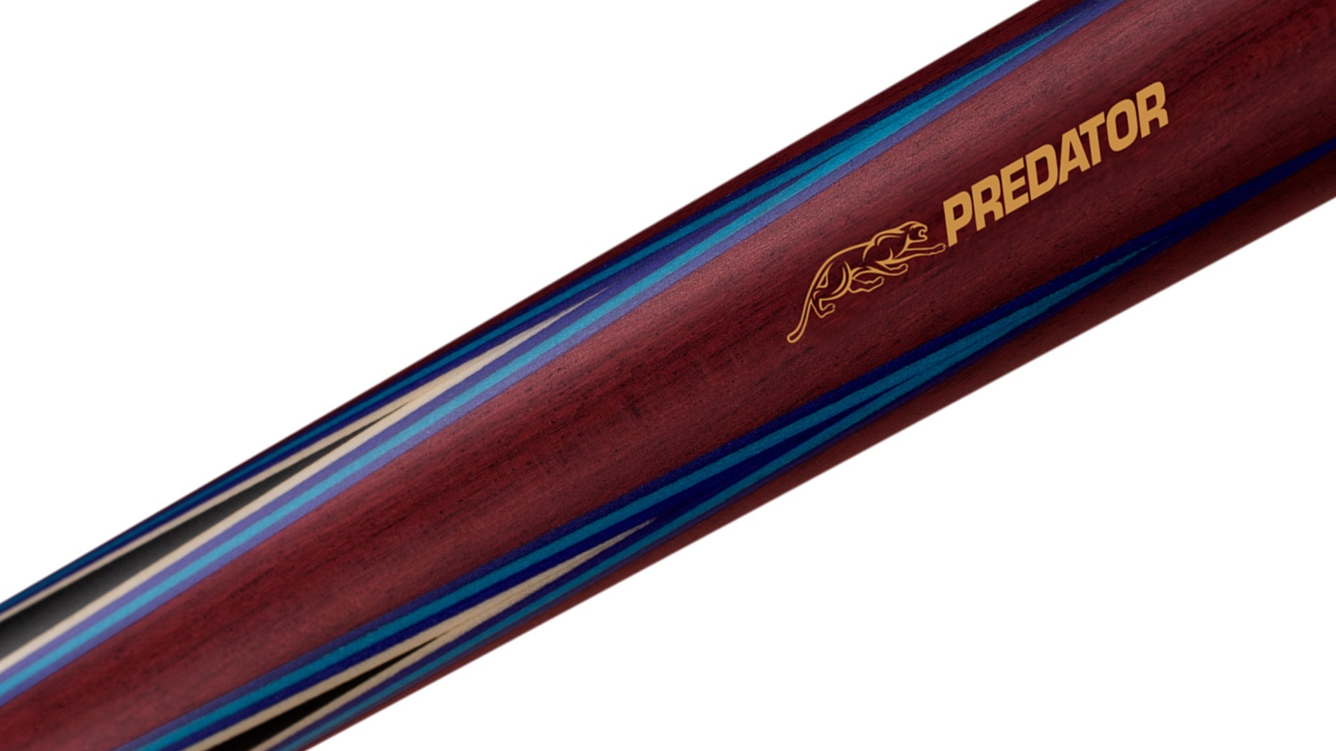 Predator 4 Point Sneaky Pete Purple Heart / Blue Points Linen Wrap Pool Cue   | Official USA Site