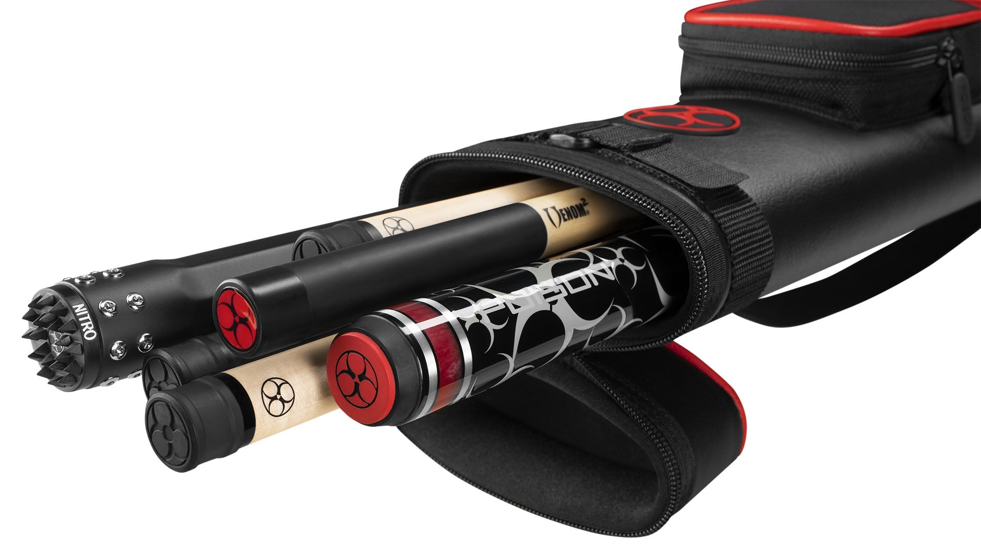 Poison Armor 2x4 Hard Pool Cue Case