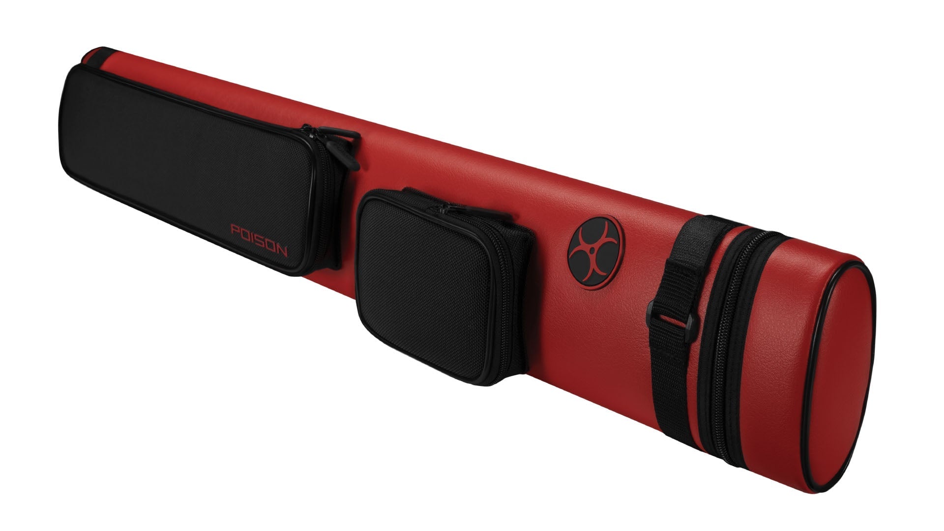 Poison Armor 2x4 Red Hard Pool Cue Case