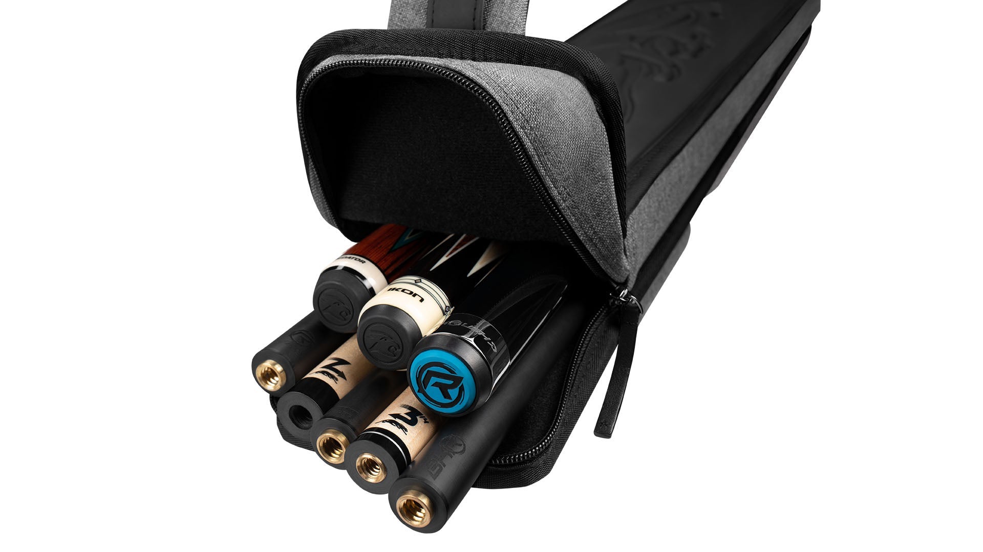 Predator Metro Grey Hard Pool Cue Case - 3 Butts x 5 Shafts