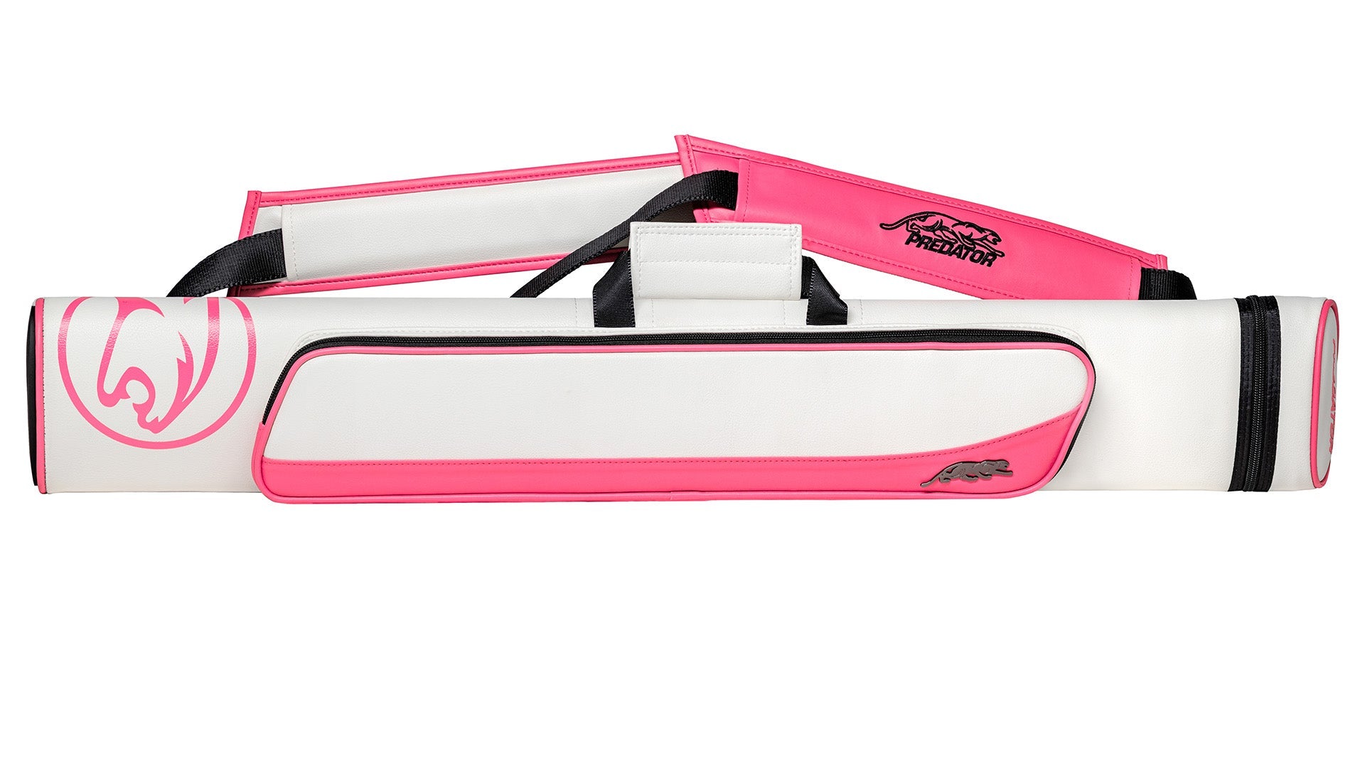 Predator Roadline White and Pink Pool Cue Hard Case - 3 Butts x 5 Shafts