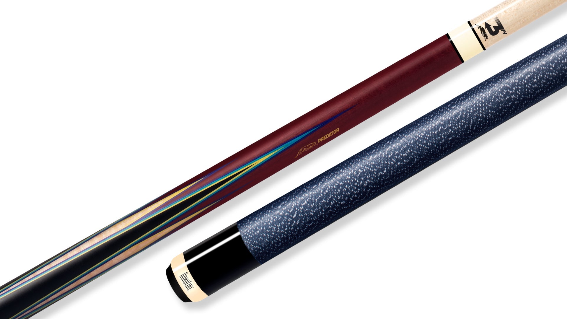 Predator 8 Point Sneaky Pete Purple Heart/Curly/Points Linen Wrap Pool Cue Butt  | Official USA Site