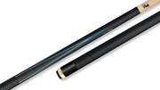 Predator 4 Point Sneaky Pete Black / Blue Points Elephant Pattern Leather Wrap Pool Cue  | Official USA Site