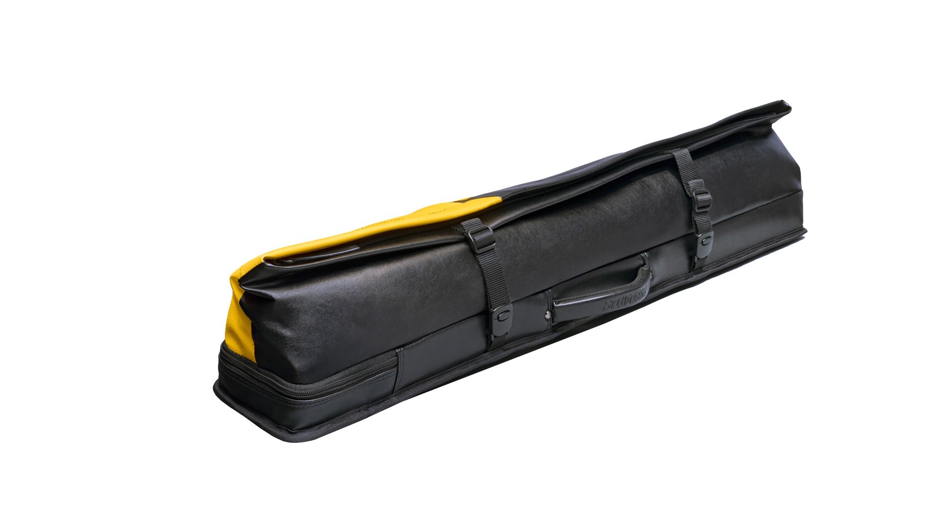 Predator Urbain Black and Yellow Hard  Pool Cue Case - 2 Butts x 4 Shafts