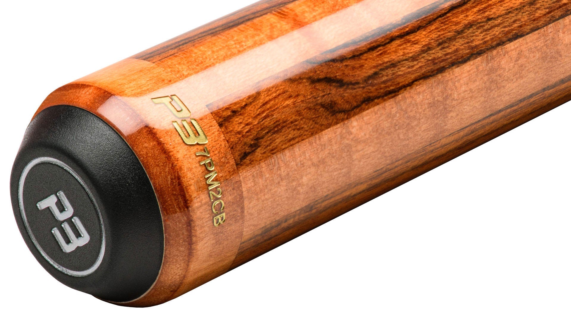 Predator P3 Aura Golden Stained Curly Maple &amp; Bocote Pool Cue - No Wrap | Billiard Cue Stick  | Official USA Site