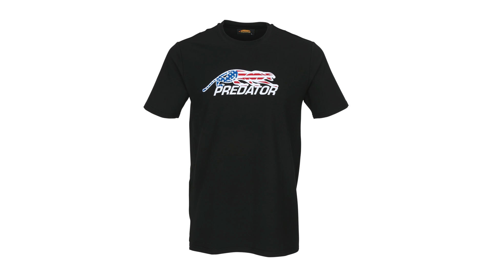 Predator Black T-Shirt with USA Embroidered Logo