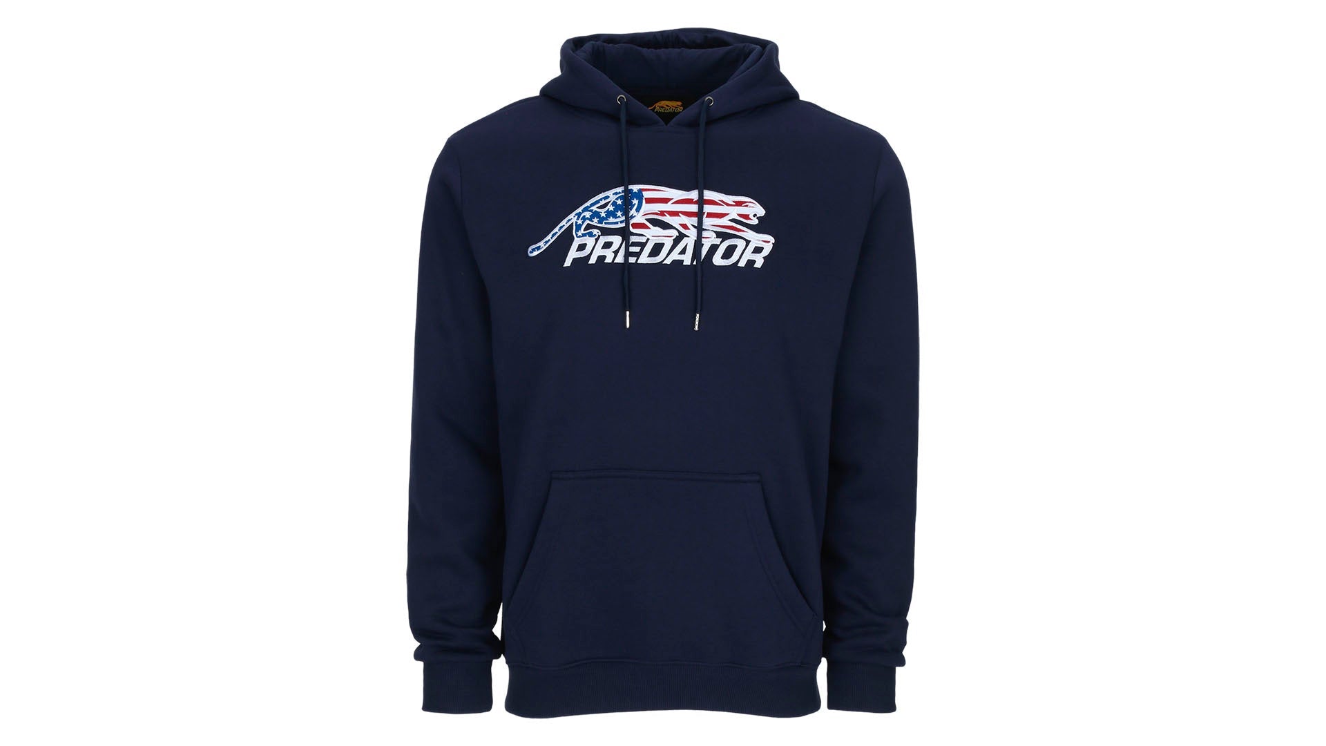 Predator Navy Blue Hoodie with Embroidered USA Logo