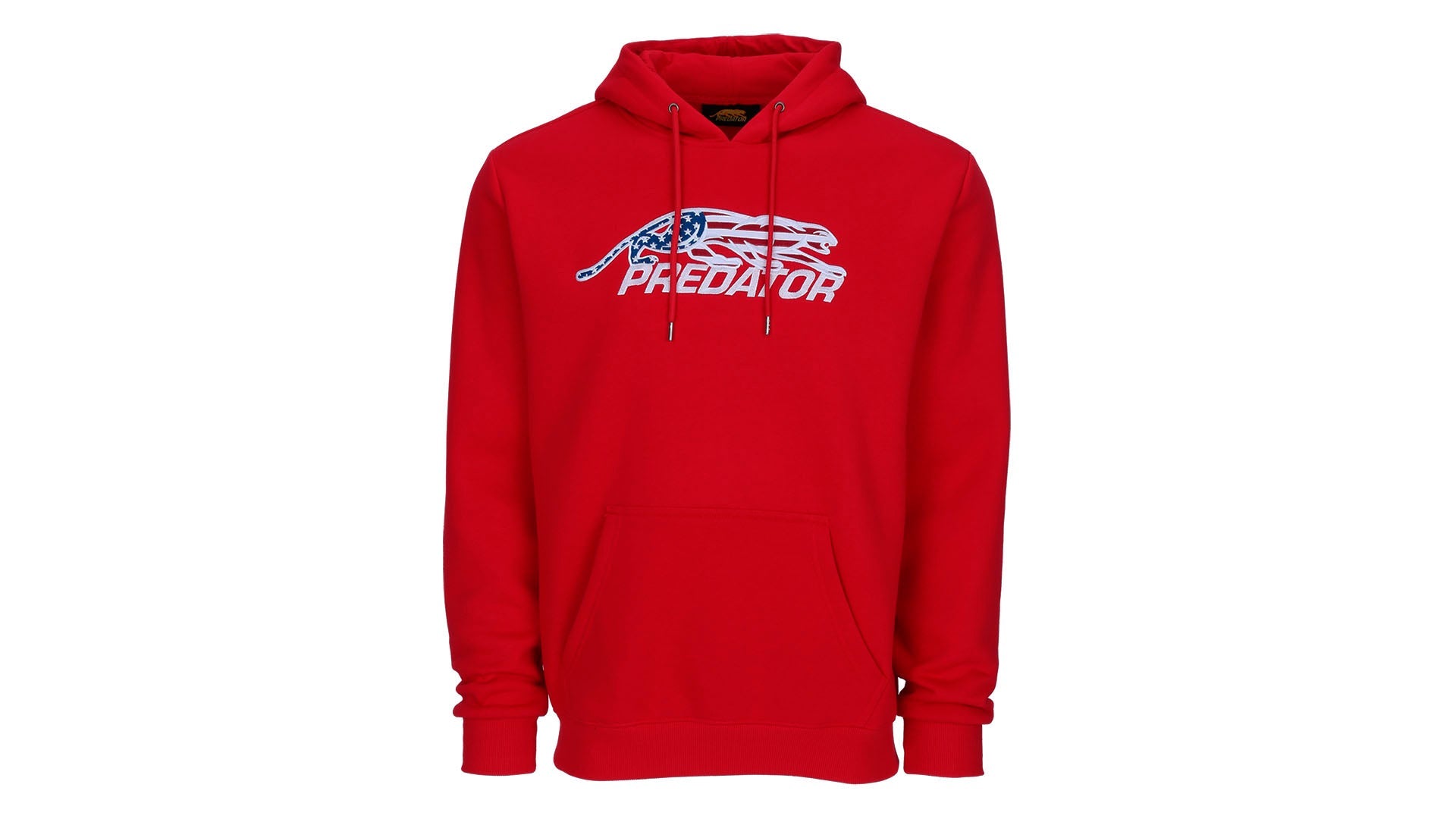 Predator Red Hoodie with USA Embroidered Logo