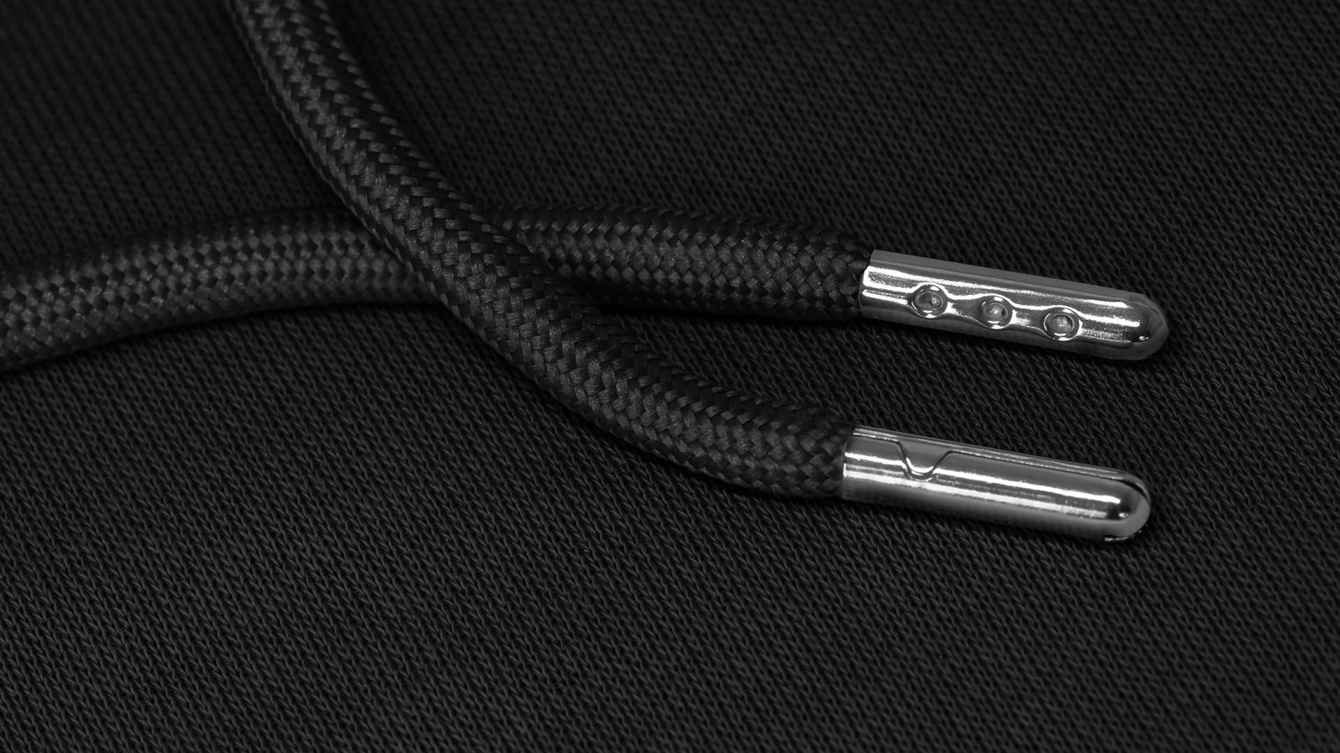 Predator Black Hoodie with White Embroidered Logo