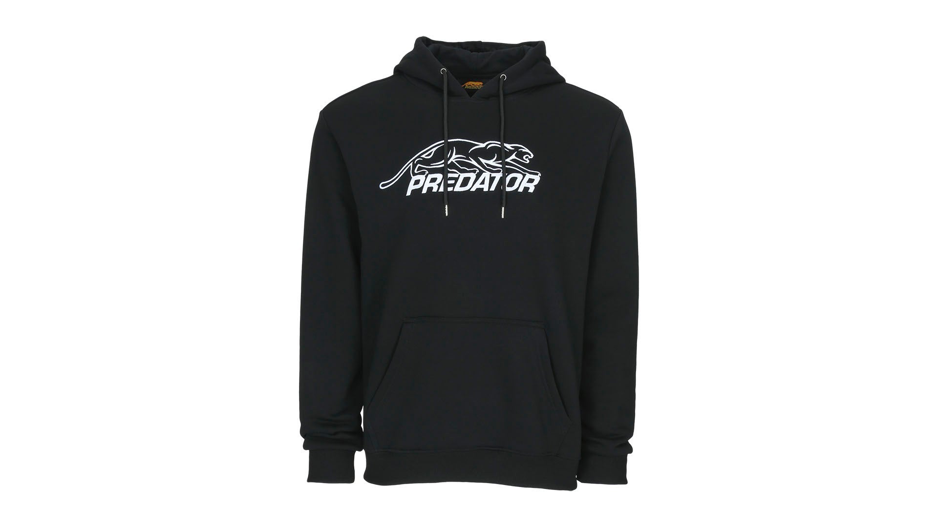 Predator Black Hoodie with White Embroidered Logo