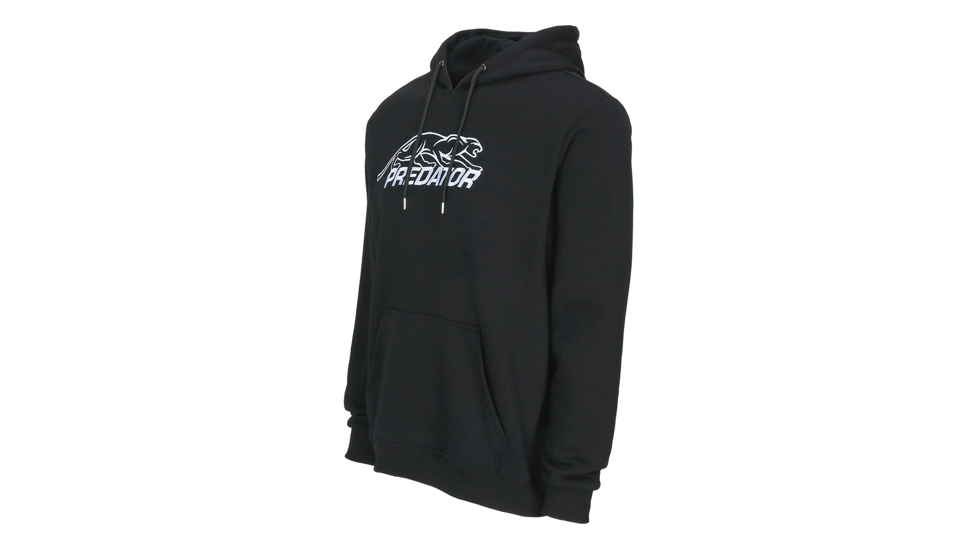 Predator Black Hoodie with White Embroidered Logo