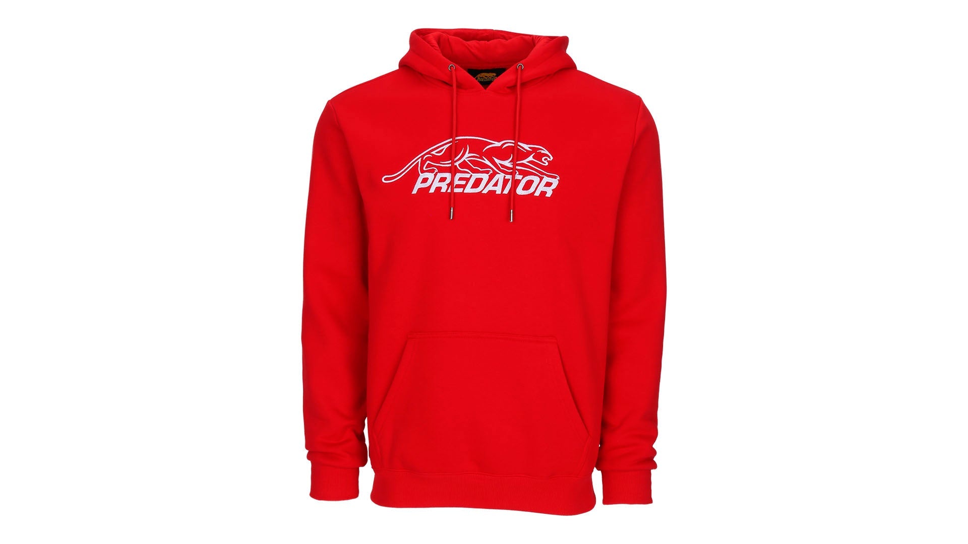 Predator Red Hoodie with Embroidered Logo