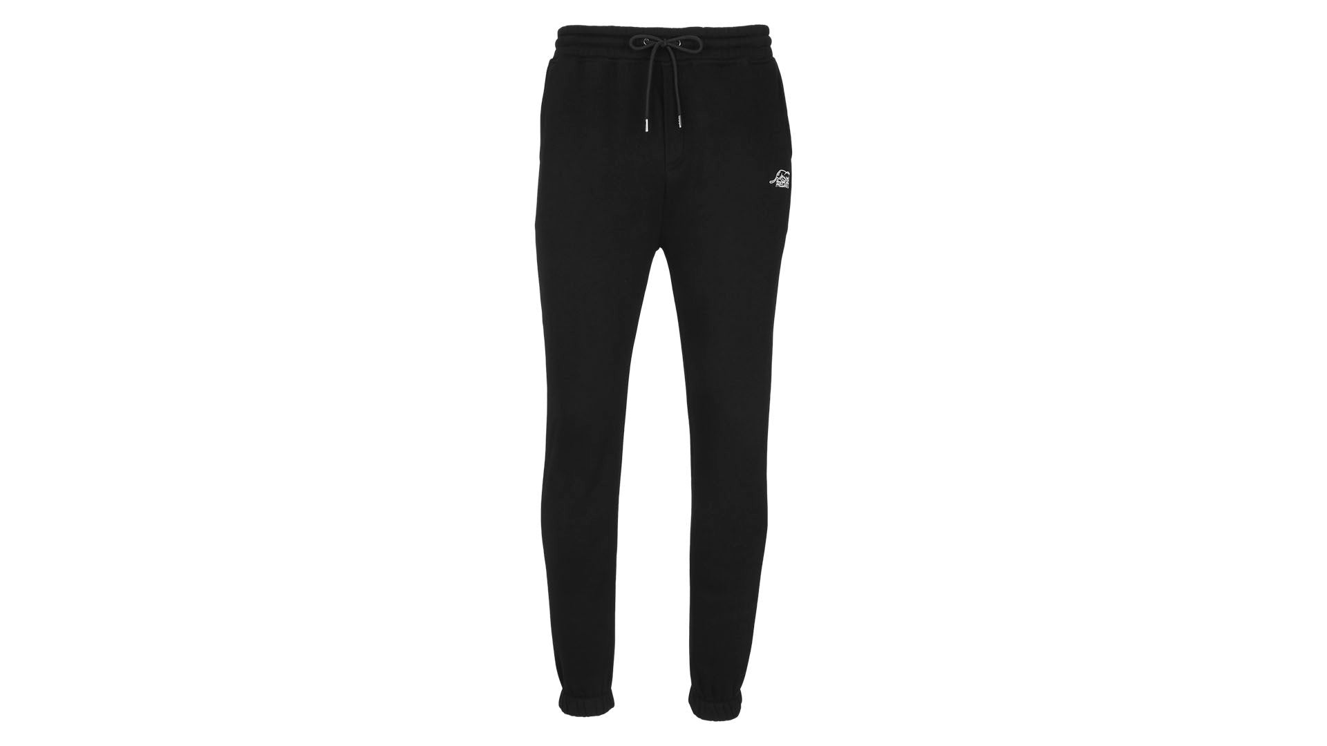 Predator Black Joggers with White Embroidered Logo