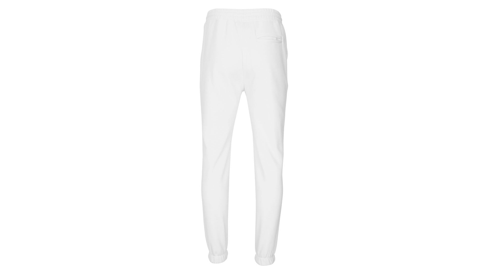 Predator White Joggers with Black Embroidered Logo