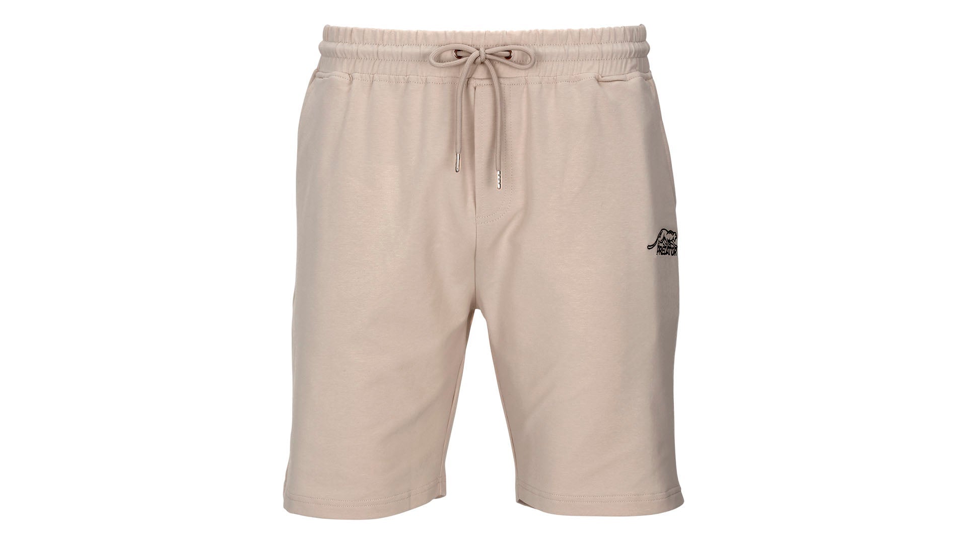 Predator Ivory Shorts with Black Embroidered Logo