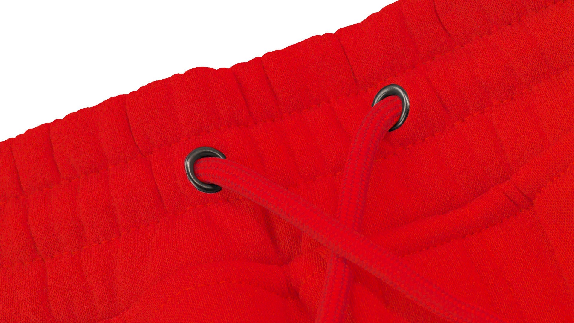 Predator Red Shorts with White Embroidered Logo