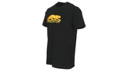 Predator Black T-Shirt with Gold Embroidered Logo