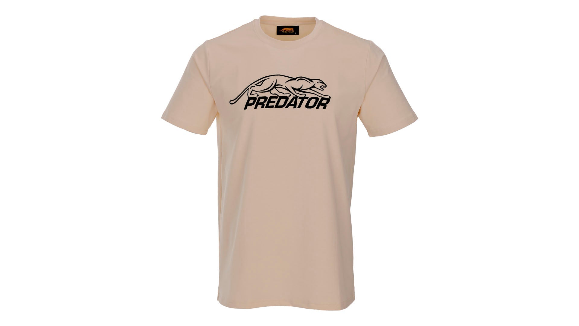 Predator Ivory T-Shirt with Black Embroidered Logo