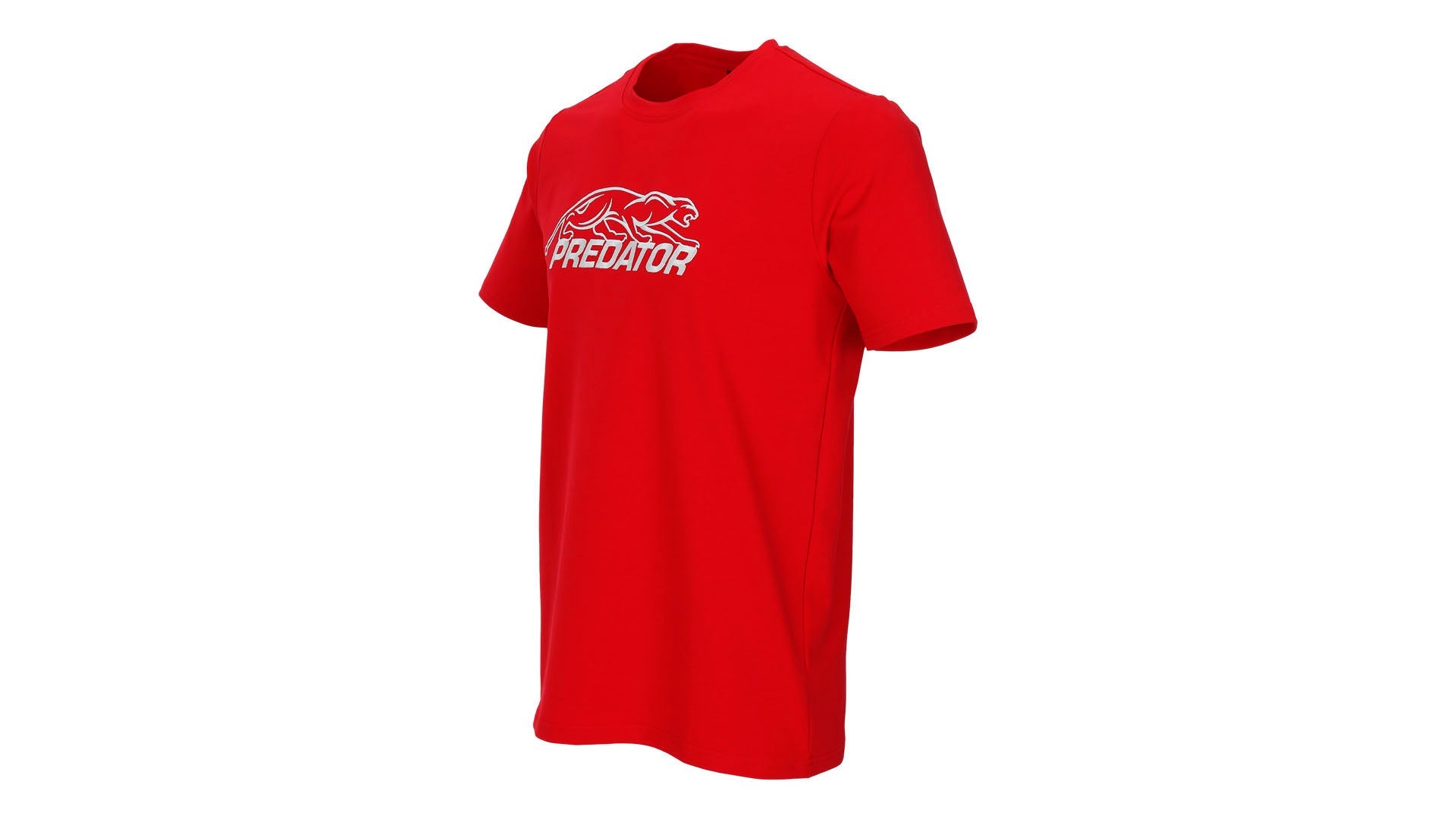 Predator Red T-Shirt with White Embroidered Logo