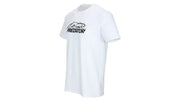 Predator White T-Shirt with Black Embroidered Logo