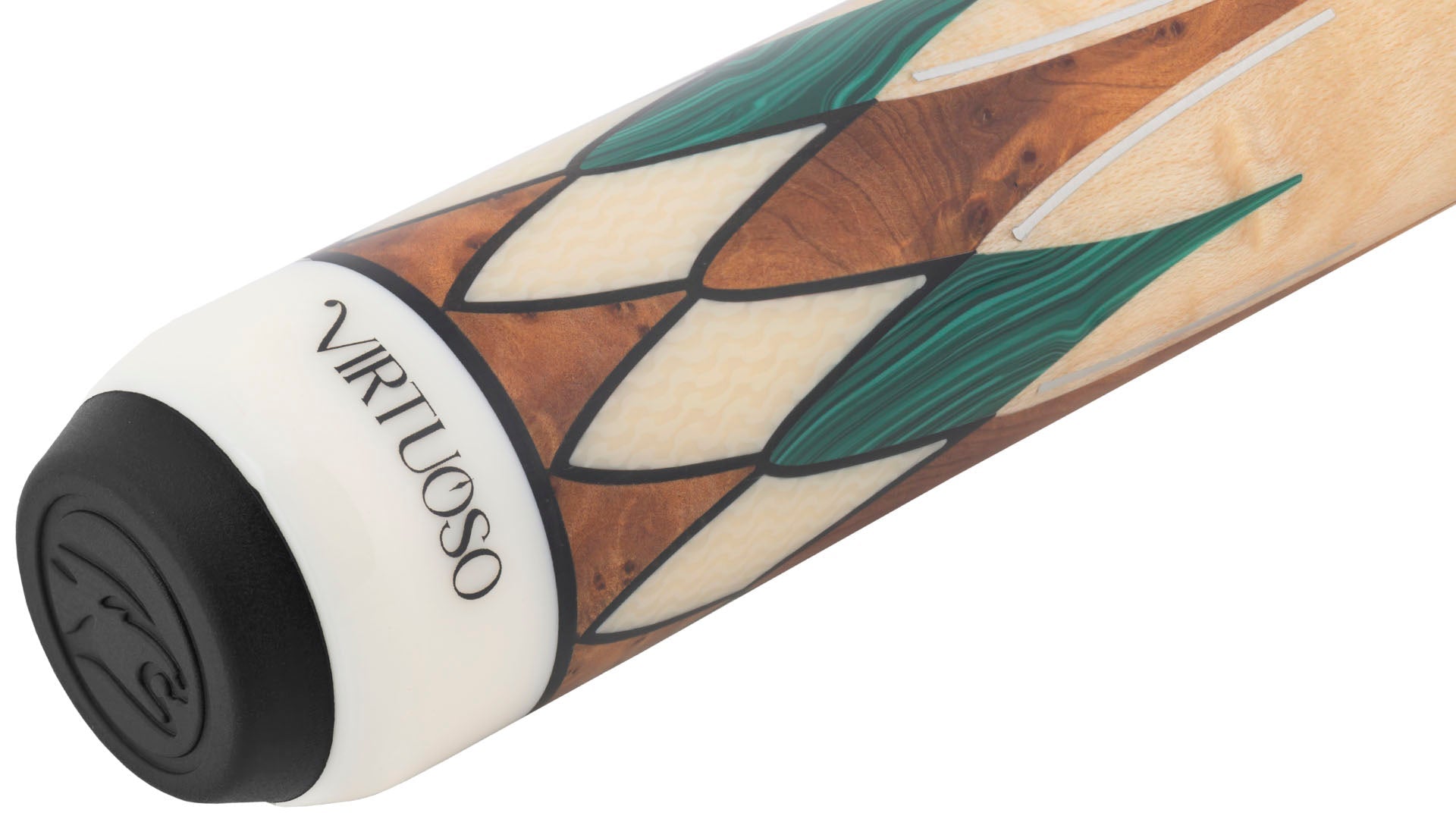 Predator Virtuoso Curly Maple/Malachite Green No Wrap Pool Cue | Billiard Pool Stick  | Official USA Site