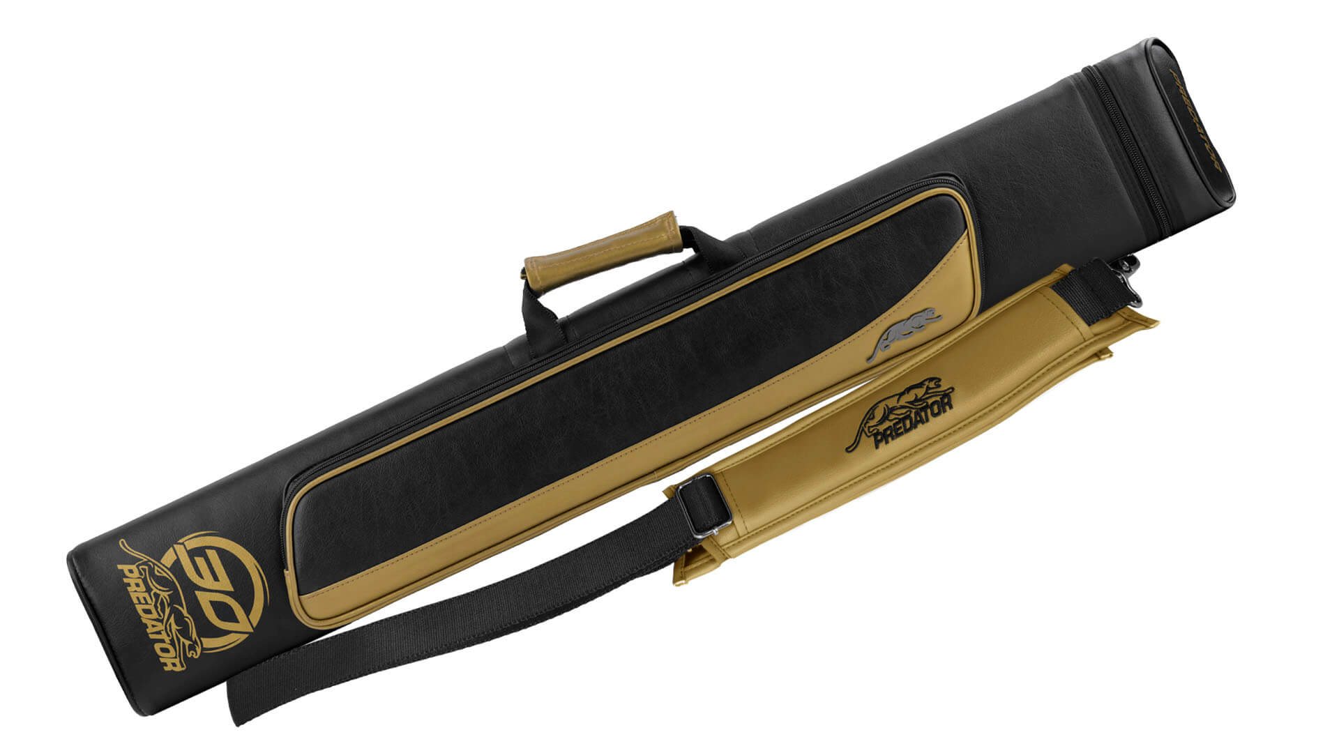 Predator Roadline 30th Anniversary Black/Gold Hard Cue Case - 3 Butts x 5 Shafts