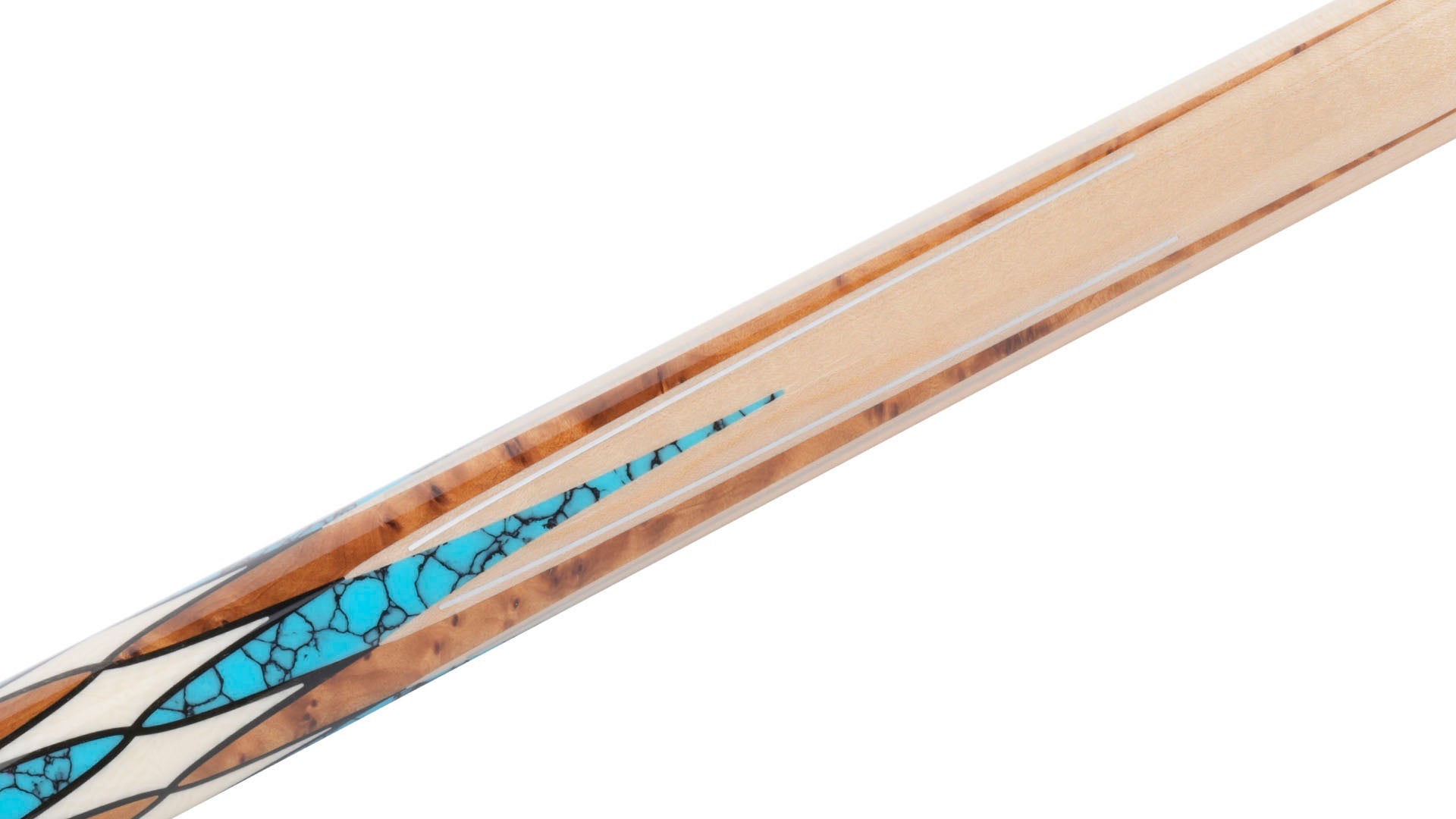 Predator Virtuoso Curly Maple Turquoise No Wrap Pool Cue | Billiard Pool Stick  | Official USA Site