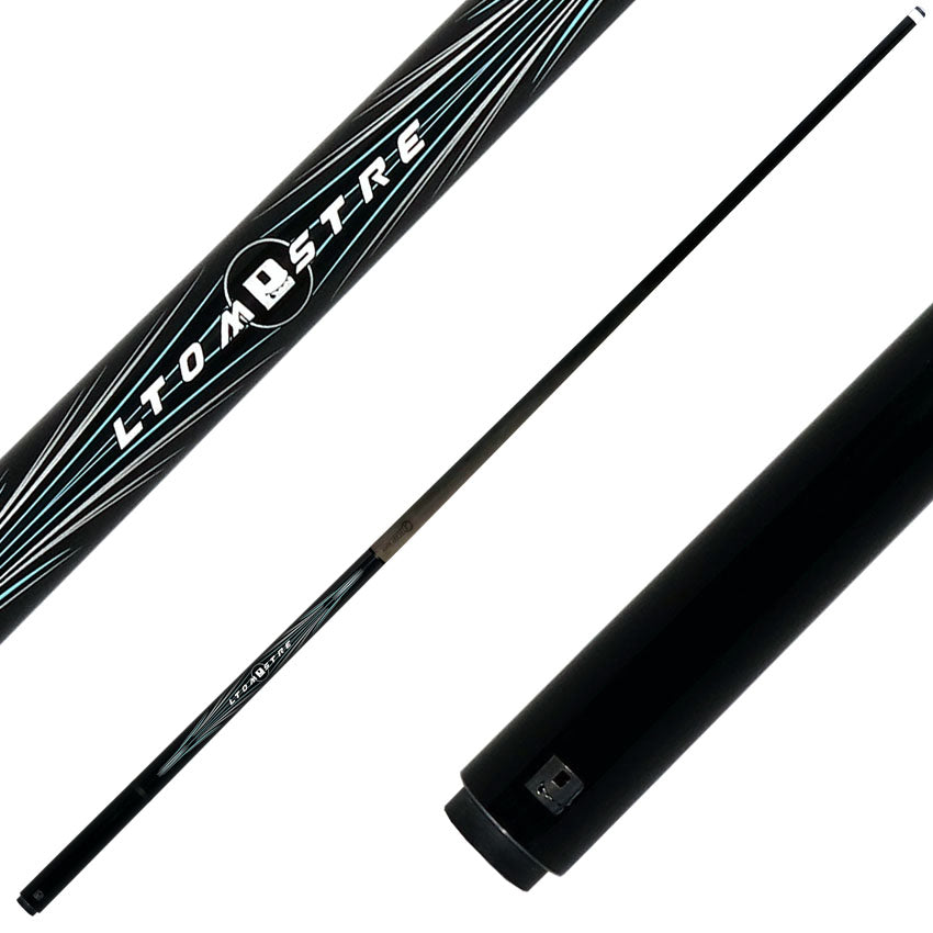 Little Monster LMJCDEBK Double Ended 4 Piece Jump Cue with 2 Carbon Fiber Shafts