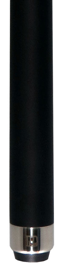 Little Monster LMPQ2SW No Wrap Play Cue with Carbon Fiber Shaft - Matte Black with 2 White Points Graphics