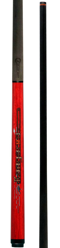 Little Monster LMJCKRD Kangaroo Jump Cue with Carbon Fiber Shaft - Red