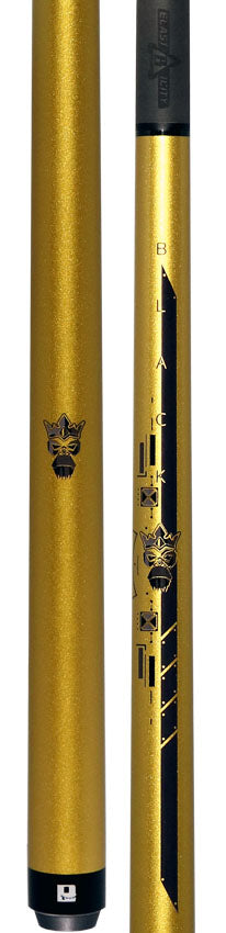 Little Monster LMBRKJMPNWGDEGG No Wrap Break/Jump Cue with Carbon Fiber Shaft - Gold Egg