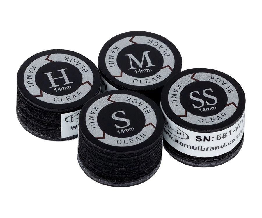 Kamui Clear Black Pool Cue Tip (Single)