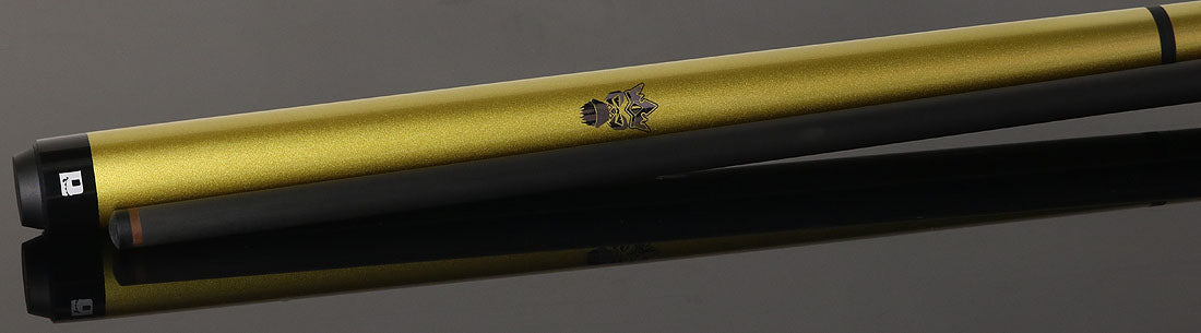 Little Monster LMBRKJMPNWGDEGG No Wrap Break/Jump Cue with Carbon Fiber Shaft - Gold Egg