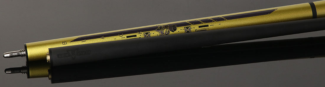 Little Monster LMBRKJMPNWGDEGG No Wrap Break/Jump Cue with Carbon Fiber Shaft - Gold Egg