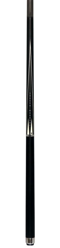 Little Monster LMPQ1SW No Wrap Play Cue with Carbon Fiber Shaft - Matte Black with White Points Graphic