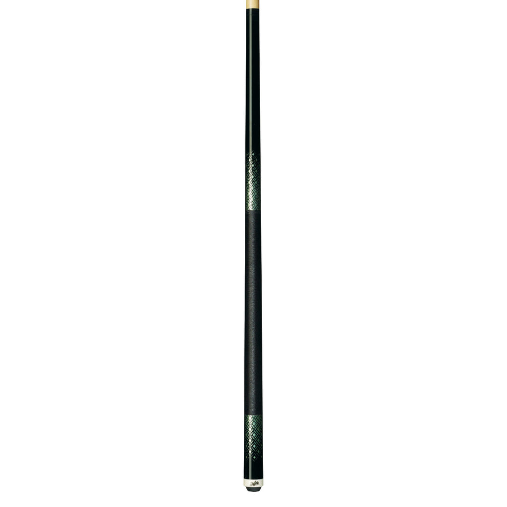 Dufferin Green Weave Cue with Nylon Wrap