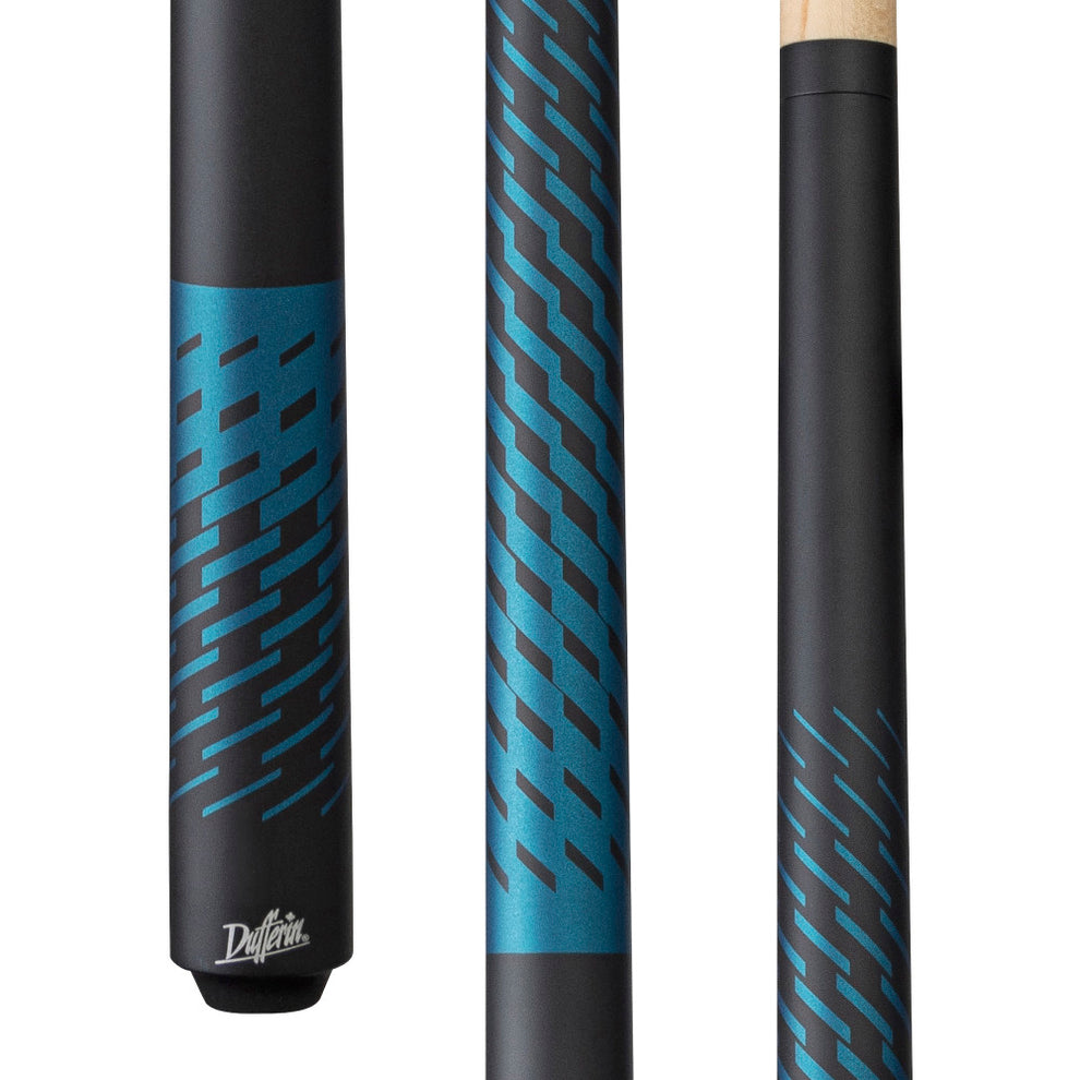 Dufferin Shadow Weave Wrapless Cue - Blue – Box Billiards