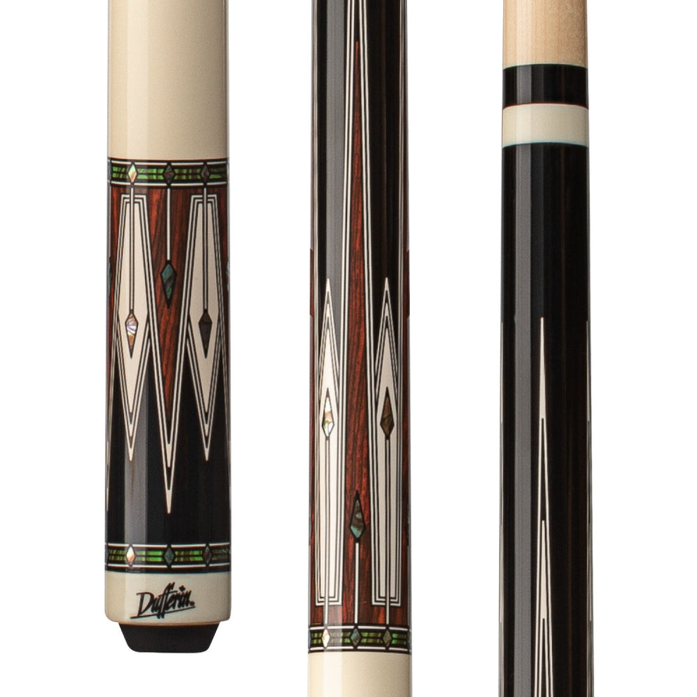 Dufferin White & Cocobolo Wrapless Cue