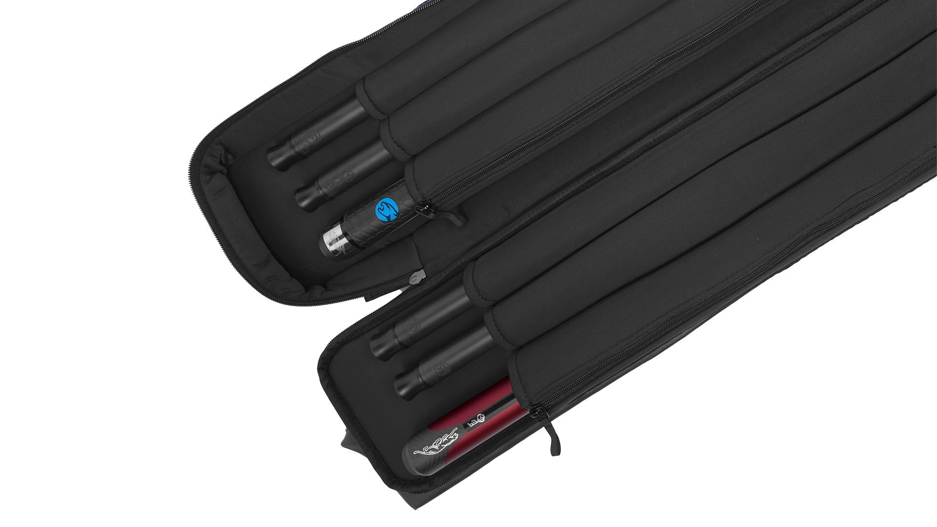 Predator Urbain USPBS Soft Pool Cue Case - 2 Butts x 4 Shafts