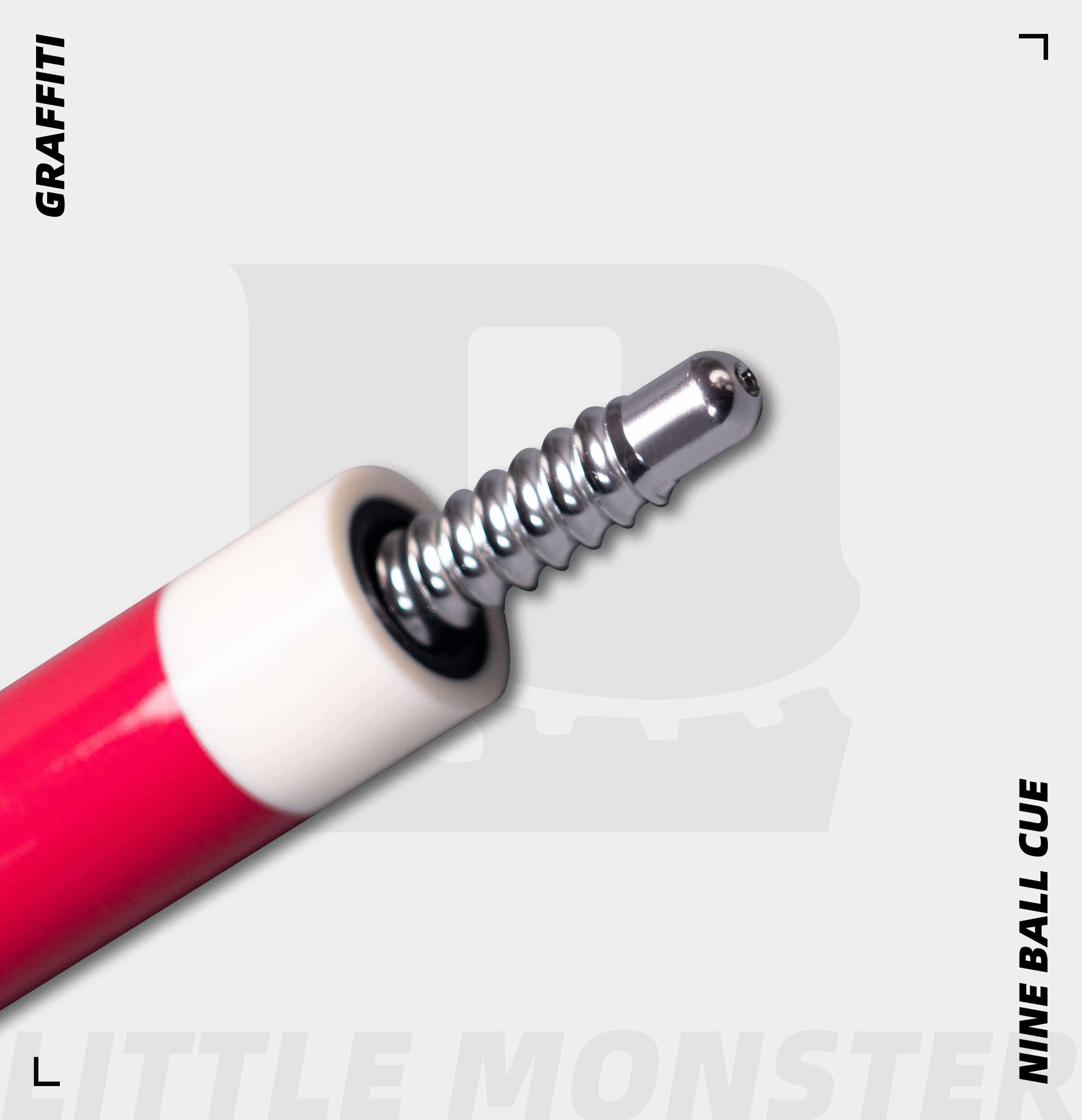 Little Monster Graffiti Nine Ball Pool Cue