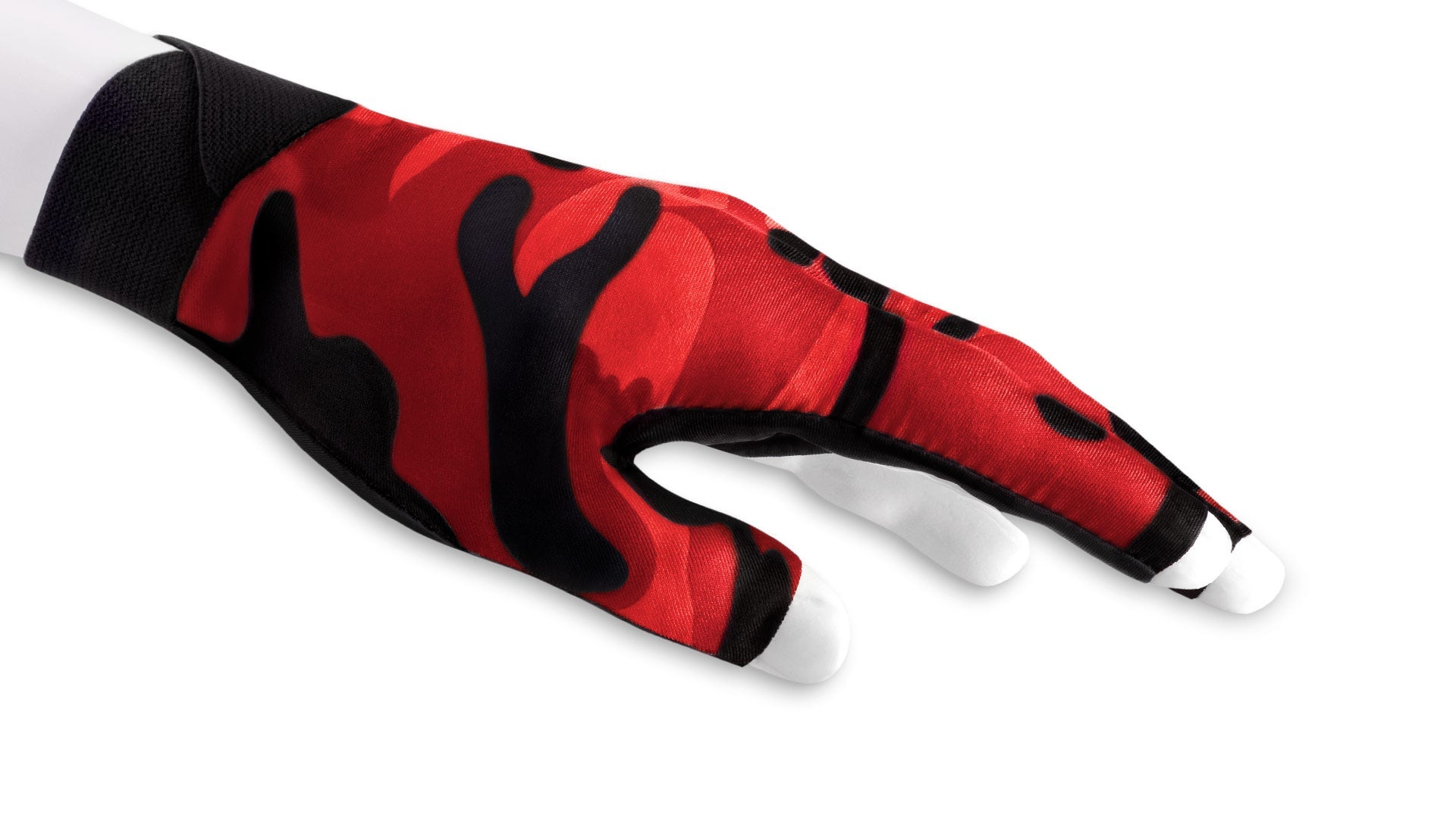 Poison Camo Red Left Hand Billiard Glove