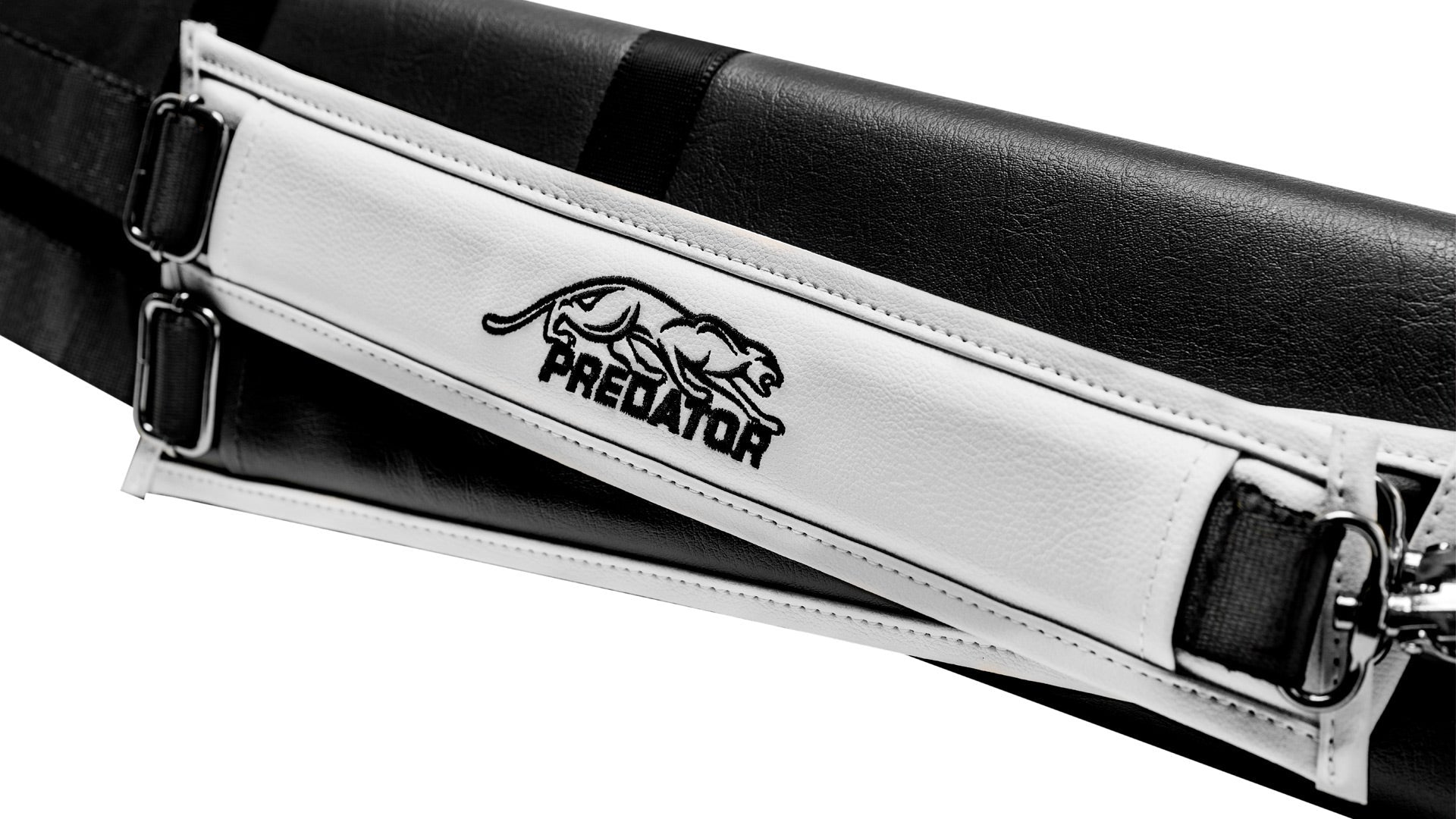 Predator Roadline Black/White Soft Pool Cue Case - 4 Butts x 8 Shafts