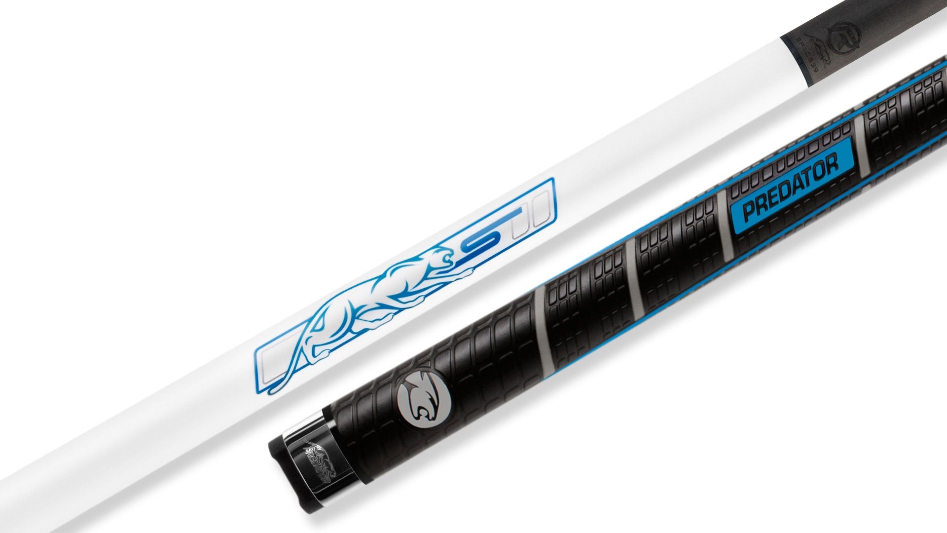 Predator Sport2 Pool Cue Stick + REVO Carbon Fiber Shaft | Volt White | Sport Wrap  | Official USA Site