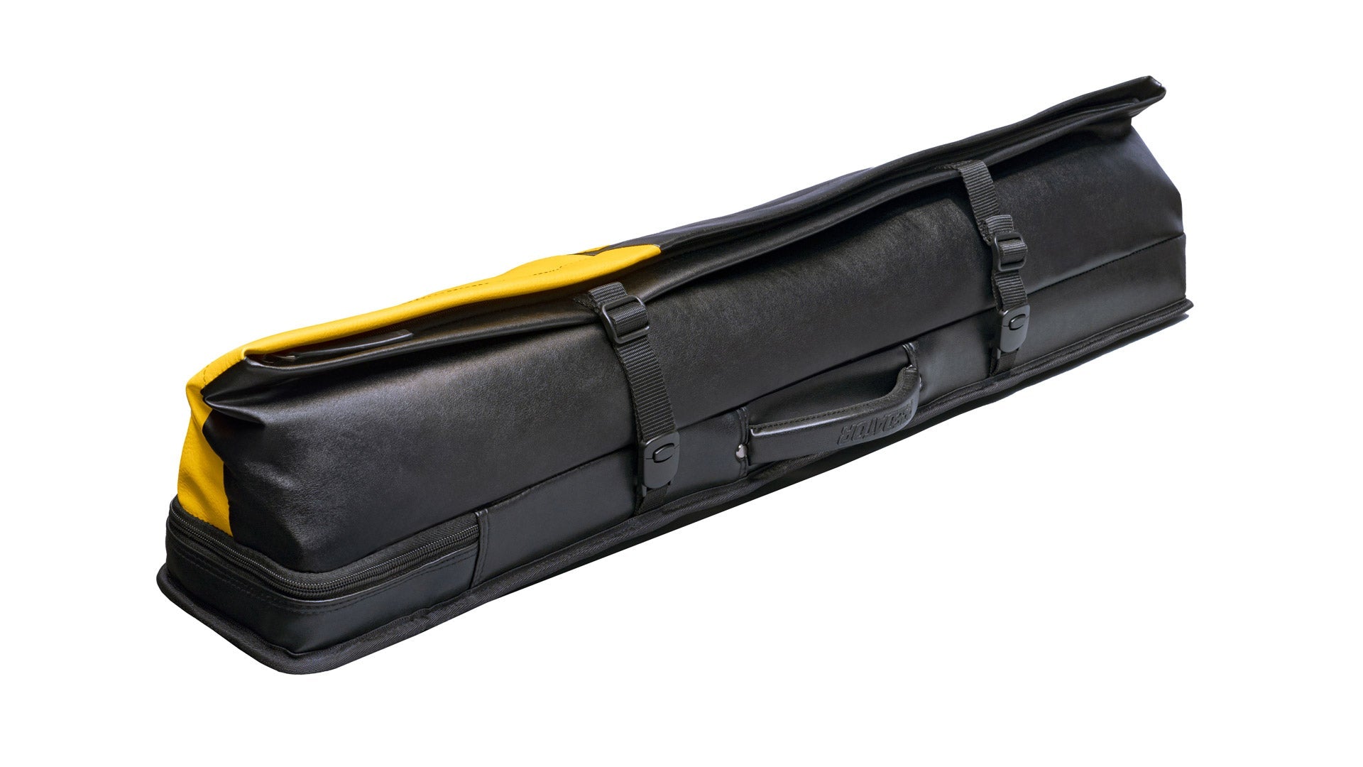 Predator Urbain  Black and Yellow Hard Pool Cue Case - 3 Butts x 5 Shafts