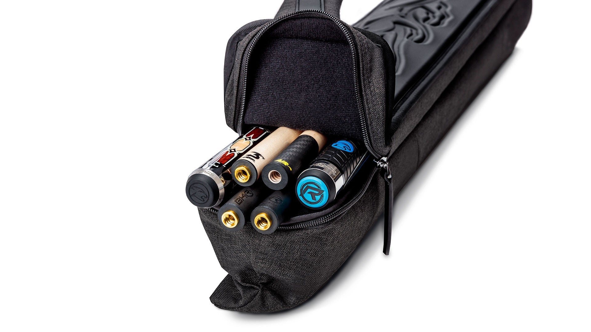 Predator Urbain Dark Grey Hard Pool Cue Case - 2 Butts x 4 Shafts