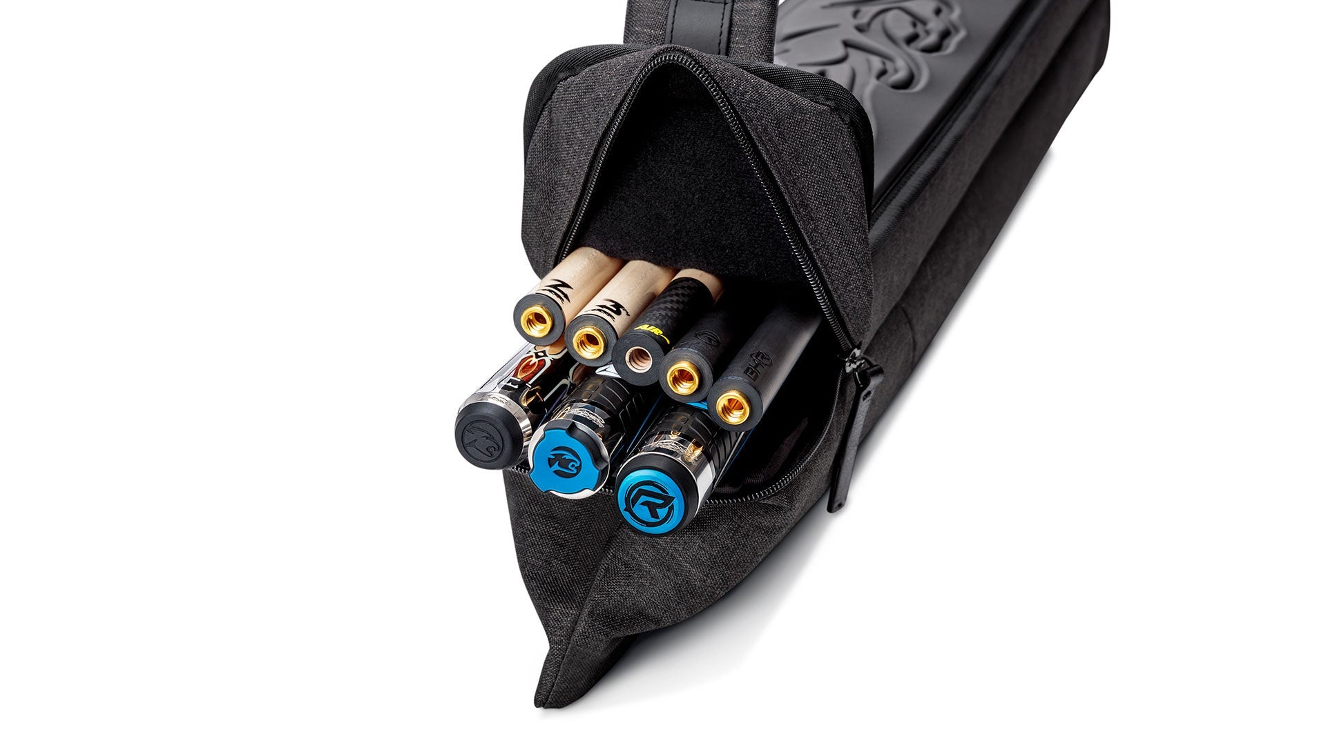 Predator Urbain Dark Grey Hard Pool Cue Case - 3 Butts x 5 Shafts