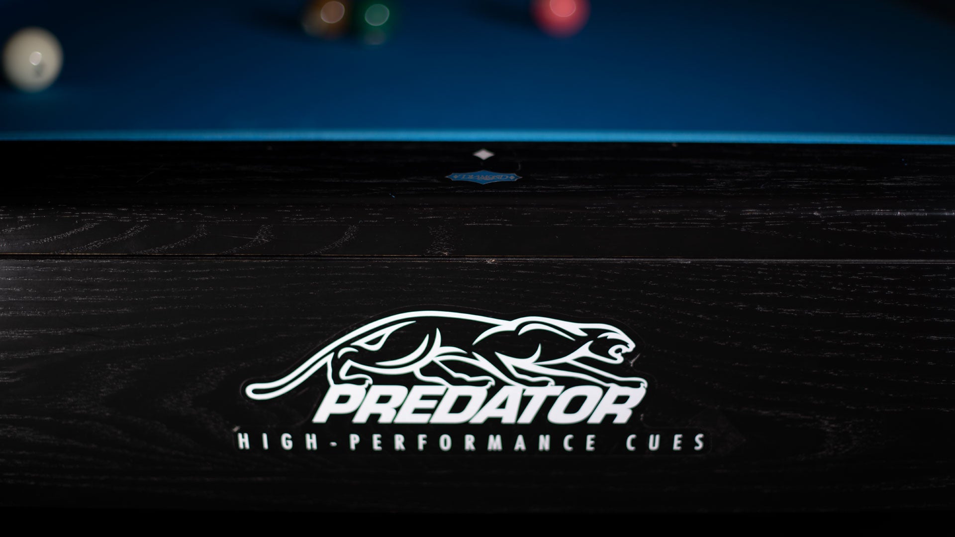 Predator Pool Table Sticker - White on Clear